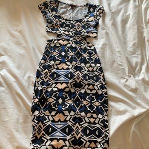 Material girl bodycon dress